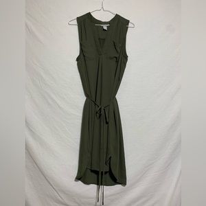 H&M | Lightweight Shirt Dress - Army Green